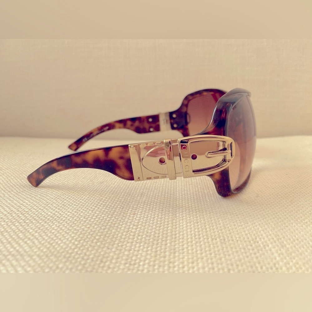 GUCCI CE GG 2591/S BMHKI Made in Italy 67 15 100 Optyla Sunglasses in Brown/Gold - Picture 5 of 7